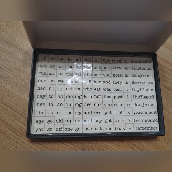 Newspaper Magnetic Board and Magnetic Word Set - Picture 2 of 2
